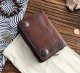 Men's High-end Short Wallet Buckle Top Layer Cowhide