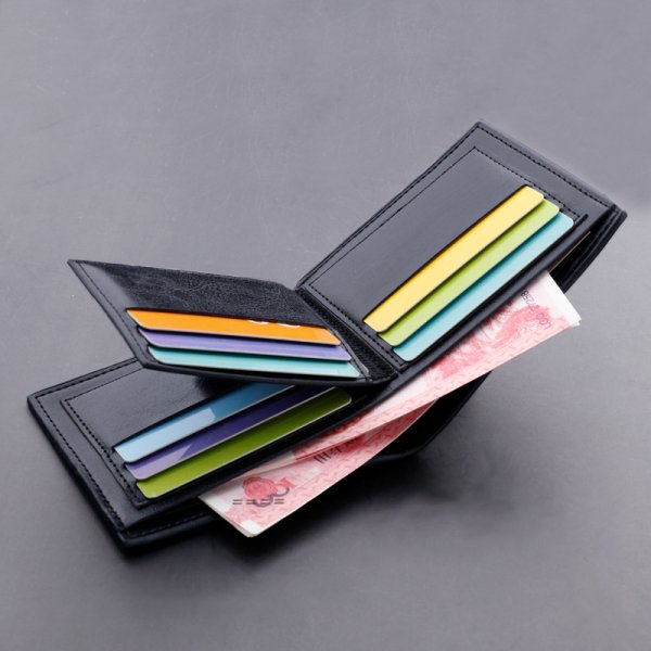 Multi Card Bag Fashion Solid Color Wallet