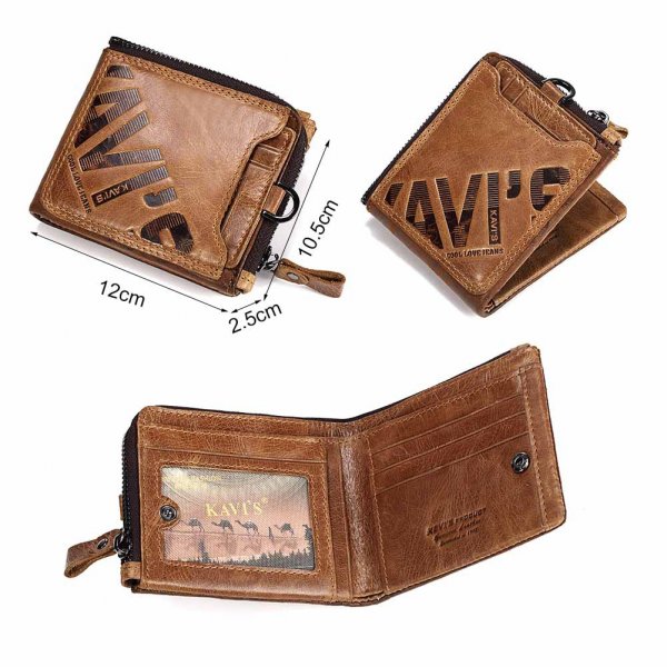 Fashion casual zipper wallet