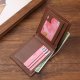 Men's Simplicity Fashion Multi-card-slot Lychee Pattern Short Wallet